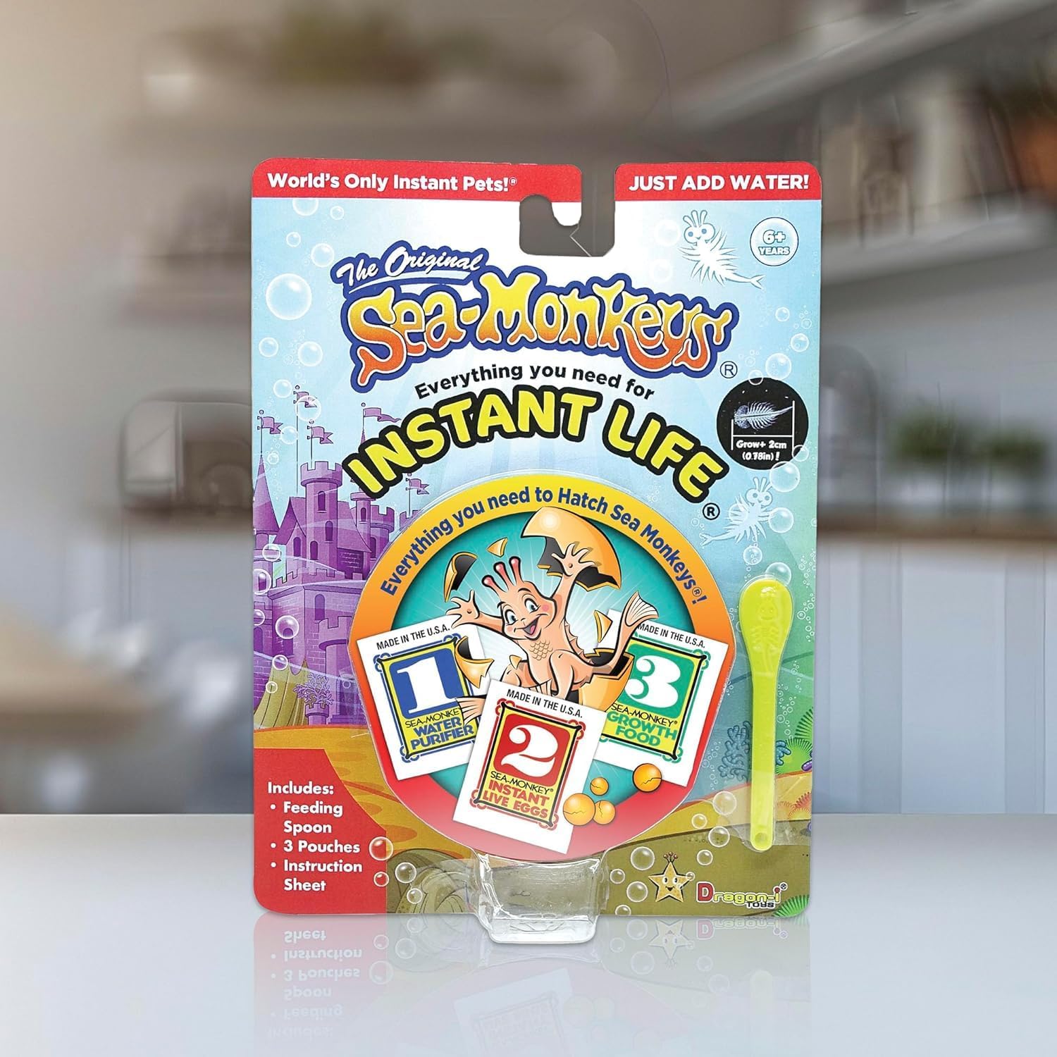 Sea-Monkeys? Instant Life - World-s Only Instant Pets? - Ages 6+ (Pack of 1) - Image 2